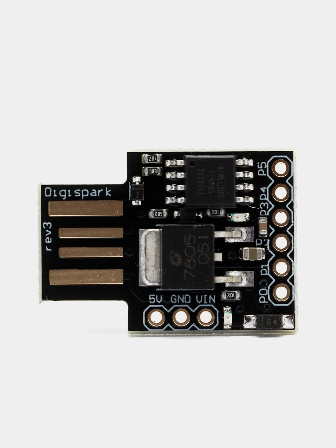 Контроллер Digispark на ATtiny85 c USB штекером