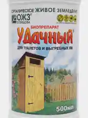 Биопрепарат для туалетов Удачный, 0,5 л
