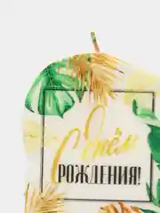Зеленый свеча для торта,на день рождения , прикол