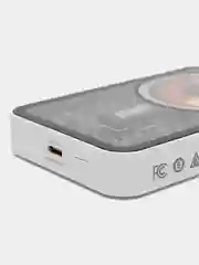Беспроводное заряд. устр. + Powerbank Hoco Q10 1USB-C 20W/ 5000mAh прозрачное