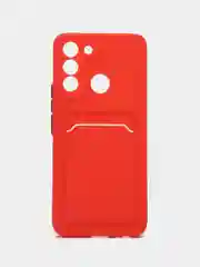 Силиконовый чехол для Tecno POP 5 LTE (Техно Поп 5 ЛТЕ), с карманом для карт