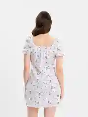 Белый летнее женское платье