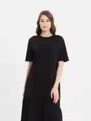 Черный платье женское, асимметричного кроя