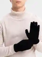 Перчатки черные зимние унисекс
