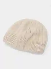 Бежевый шапка мужская Олег, на тонком подкладе, из флиса