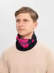 Розовый балаклава с черепом
