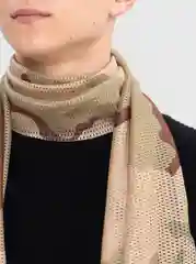 Песочный хаки шарф камуфляжный