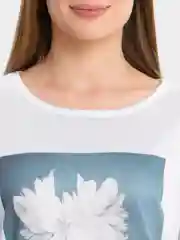 Алый женская футболка