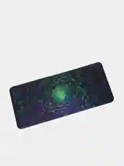 Фиолетовый игровой коврик для мыши и клавиатуры, 2 размера, с принтом, большой
