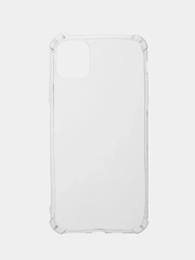 Чехол LuazON для iPhone 11 Pro Max, силиконовый, противоударный, прозрачный