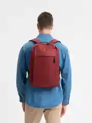 Вишнёвый рюкзак, ранец школьный, сумка для ноутбука