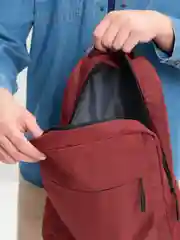 Вишнёвый рюкзак, ранец школьный, сумка для ноутбука