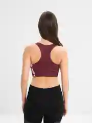 Багровый топ спортивный, для фитнеса