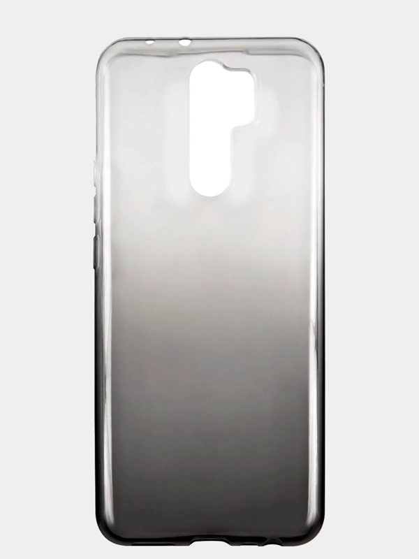 Чехол силиконовый для Xiaomi Redmi 9, накладка, бампер, черный градиент, RedLine iBox