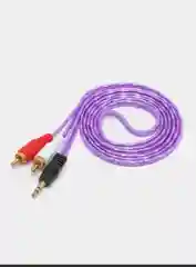 Аудио кабель аукс на тюльпаны 3.5 на 2RCA, 1.5 метра
