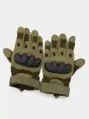 Зеленый перчатки тактические, с защитой