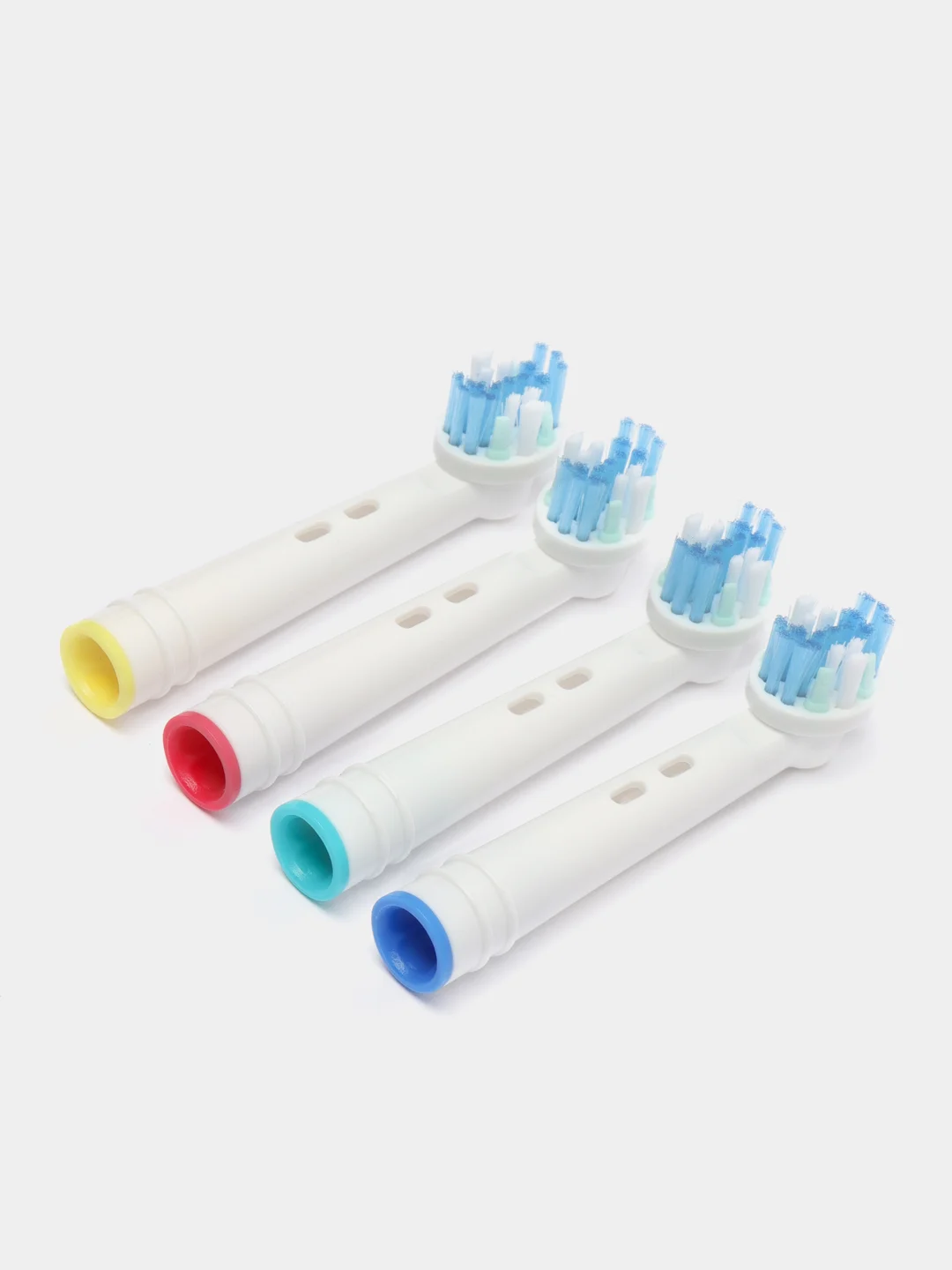 Салатовый насадки для электрической зубной щетки Oral-B Braun, классические, средняя жесткость