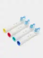 Салатовый насадки для электрической зубной щетки Oral-B Braun, классические, средняя жесткость