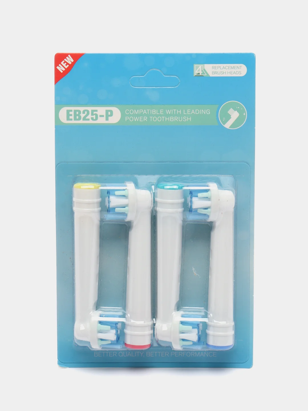 Салатовый насадки для электрической зубной щетки Oral-B Braun, классические, средняя жесткость