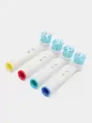 Зеленый насадки для электрической зубной щетки Oral-B Braun, классические, средняя жесткость