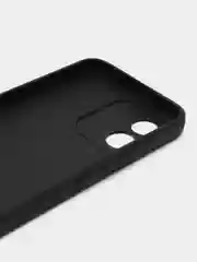 Черный силиконовый чехол для Honor X5 2023 (Хонор Х5 2023), прозрачный