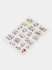 Розовый наклейки детские: Стич, Дораэмон (синий кот), Hello Kitty, Покемон
