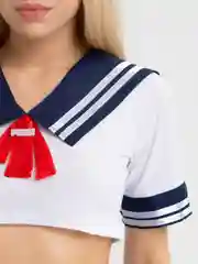 Красный эротический женский костюм студентки для ролевых игр, костюм школьницы