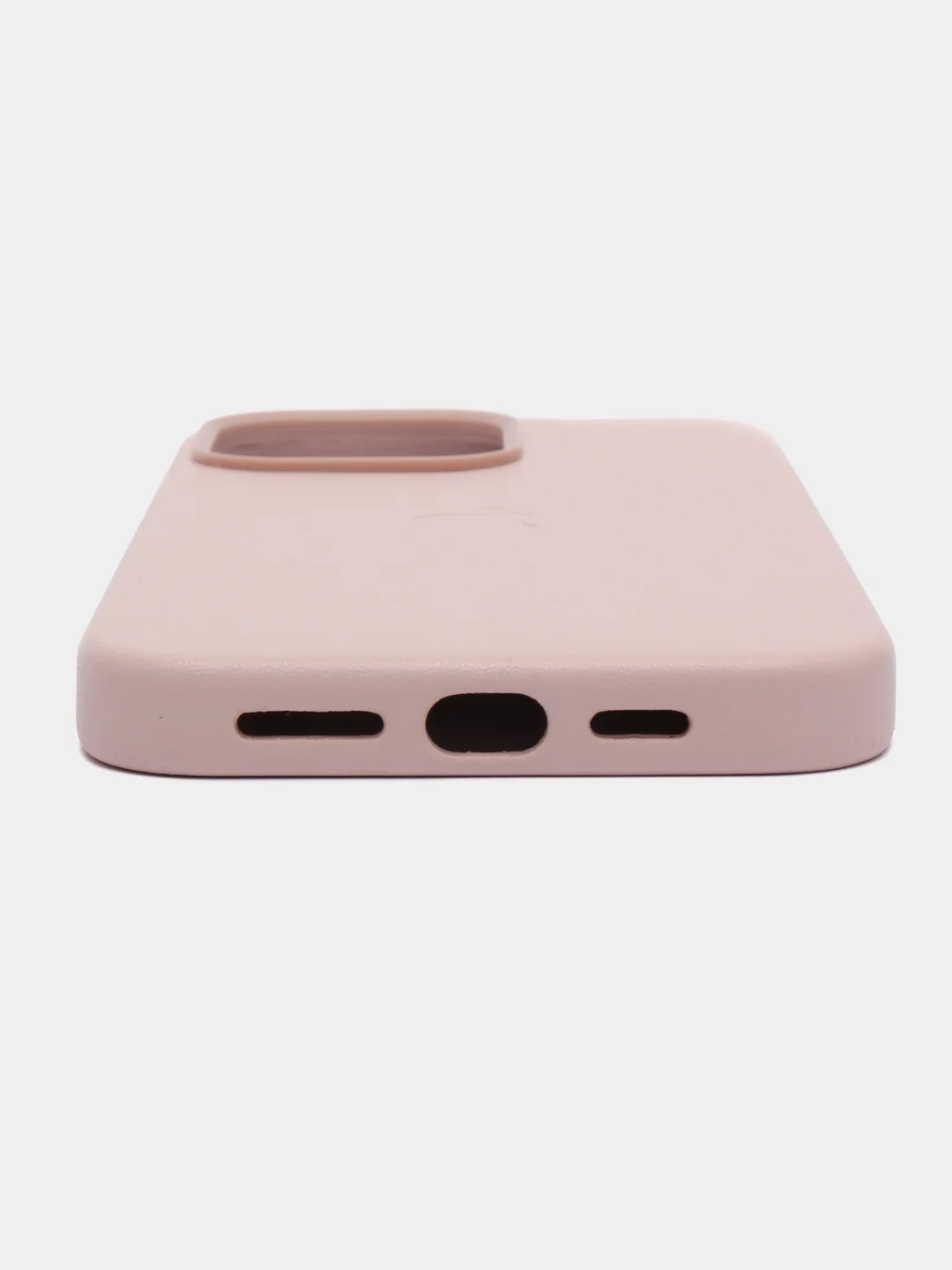 Розовый leather case iPhone 11/12/13/14/15 Mini/Pro/Pro Max MagSafe, с анимацией