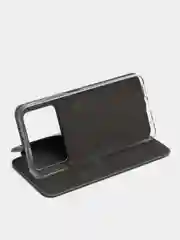 Серебряный чехол-книжка Xiaomi POCO M4 Pro 4G, Redmi 10C / Poco C40