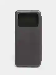 Серебряный чехол-книжка Xiaomi POCO M4 Pro 4G, Redmi 10C / Poco C40