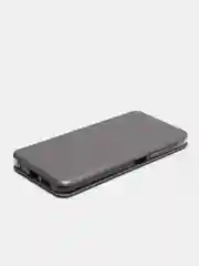 Серебряный чехол-книжка Xiaomi POCO M4 Pro 4G, Redmi 10C / Poco C40