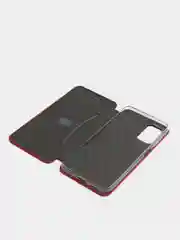 Красный чехол-книжка для Samsung A13 (4G), A14 (5G), чехол на магните