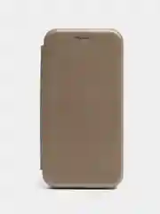 Золотой чехол-книжка для iPhone 14/14 Pro/14 Pro Max