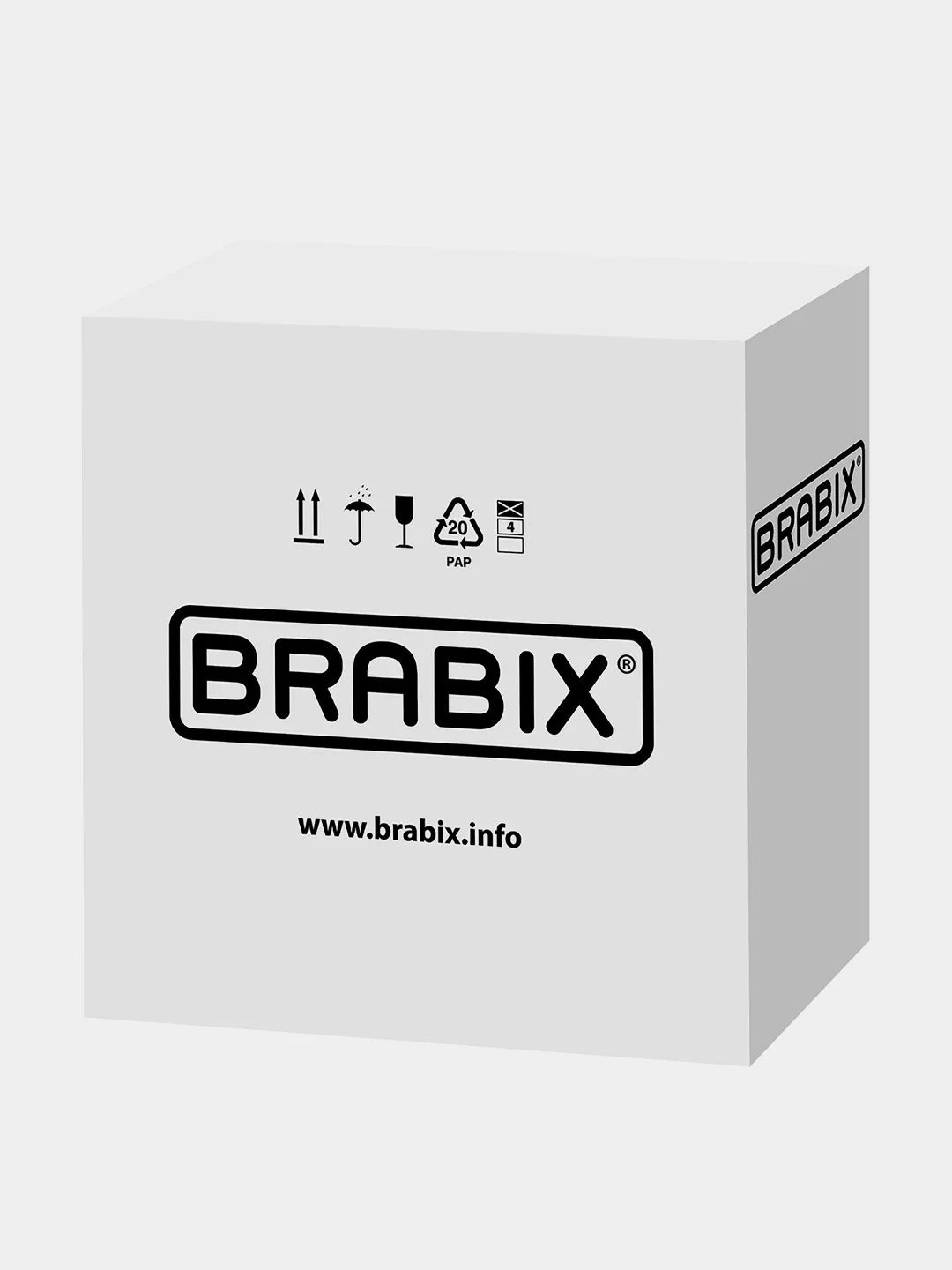 Кресло компьютерное рабочее офисное, для дома Brabix Element Ex-289, ткань, серое, 532093