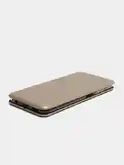 Золотой чехол-книжка для Xiaomi Poco M5S, Redmi Note 10, Note 10S