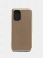 Золотой чехол-книжка для Xiaomi Poco M5S, Redmi Note 10, Note 10S