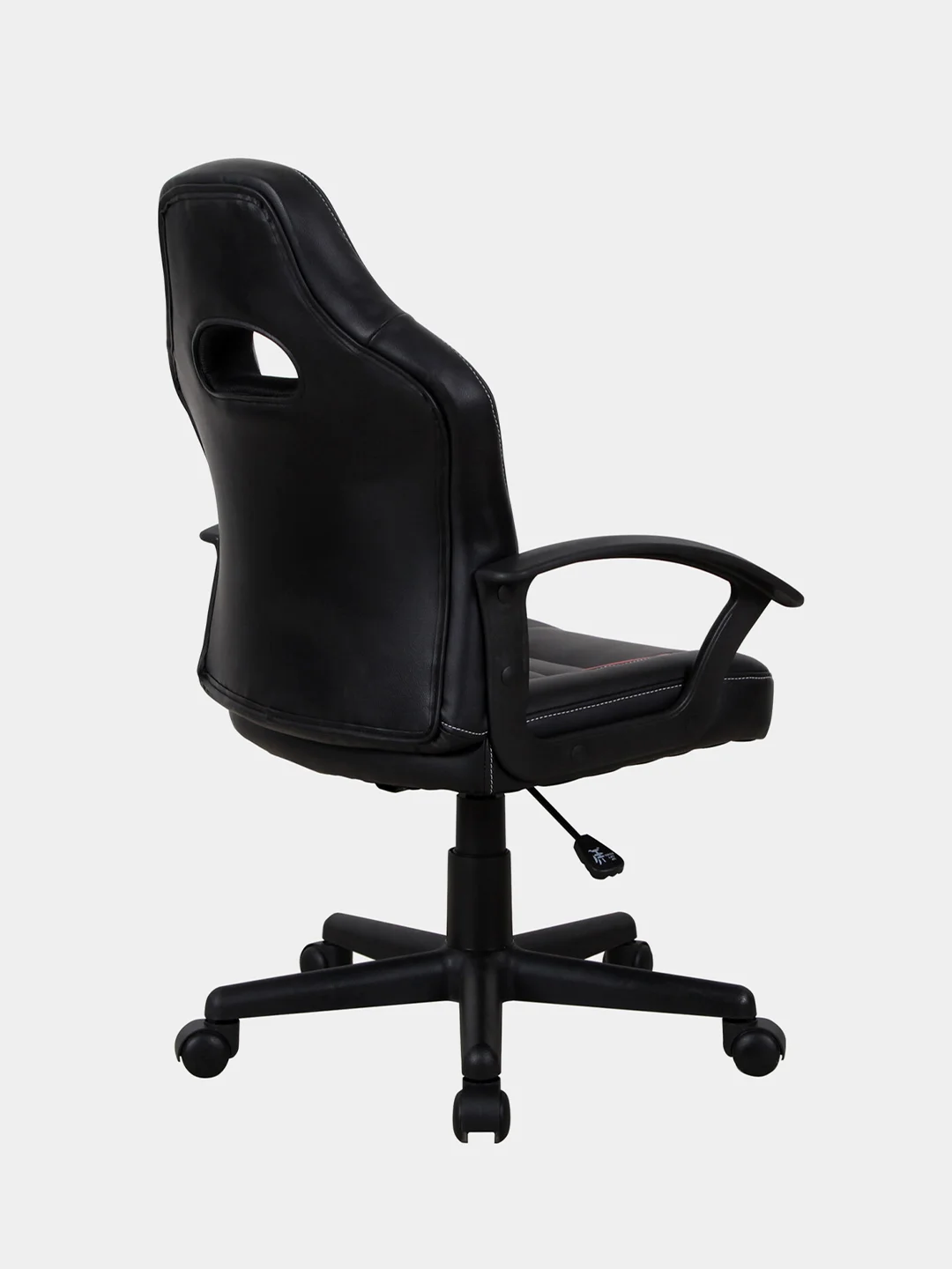 Кресло компьютерное BRABIX Spark GM-201, экокожа, черное/красное, 532503