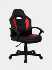 Кресло компьютерное BRABIX Spark GM-201, экокожа, черное/красное, 532503