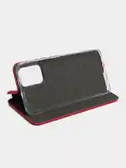 Красный чехол-книжка для Xiaomi Poco M5S, Redmi Note 10, Note 10S