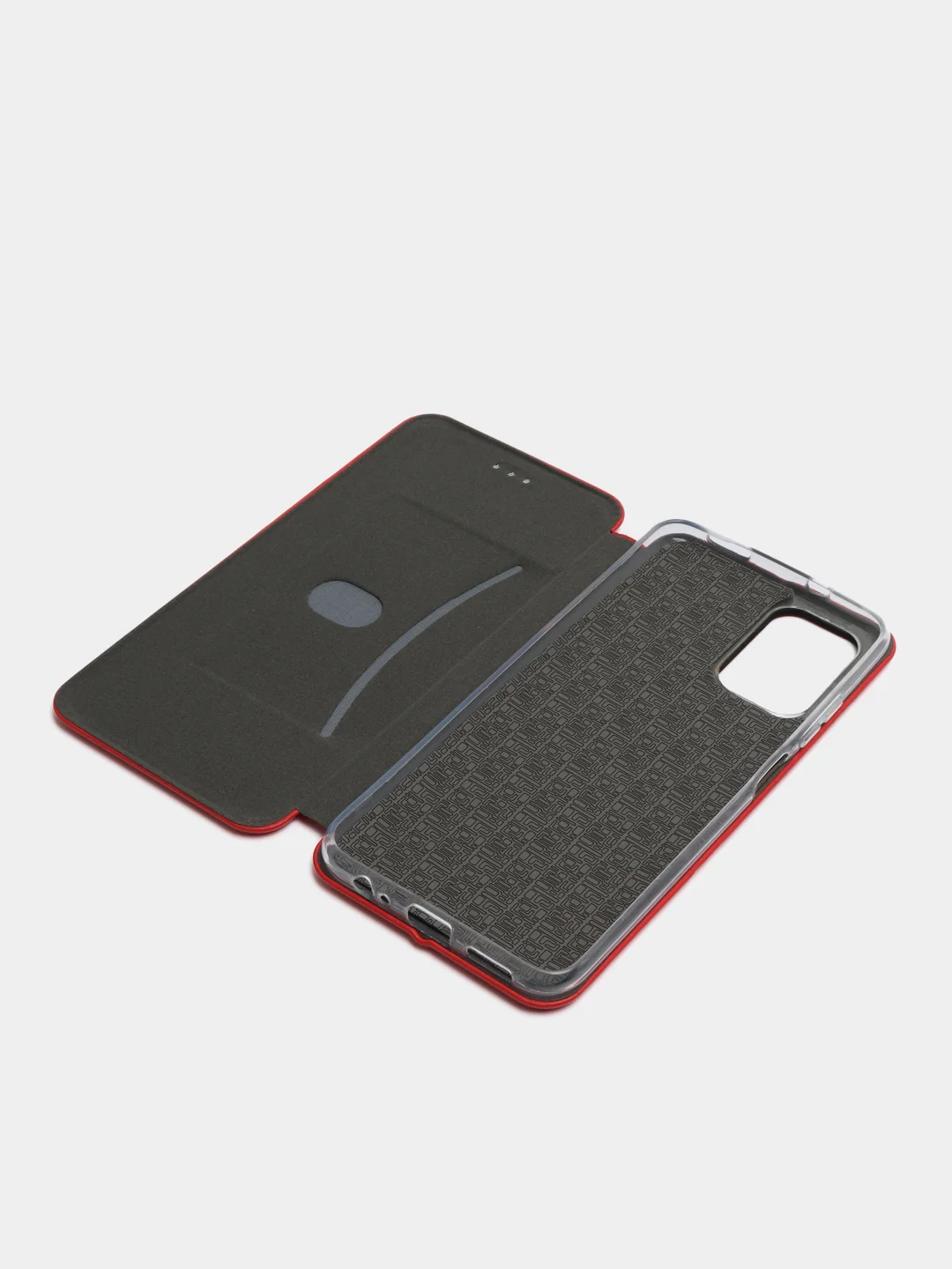 Красный чехол-книжка для Xiaomi Poco M5S, Redmi Note 10, Note 10S