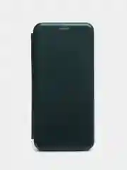 Тёмно-зелёный чехол-книжка для Xiaomi Poco M5S, Redmi Note 10, Note 10S