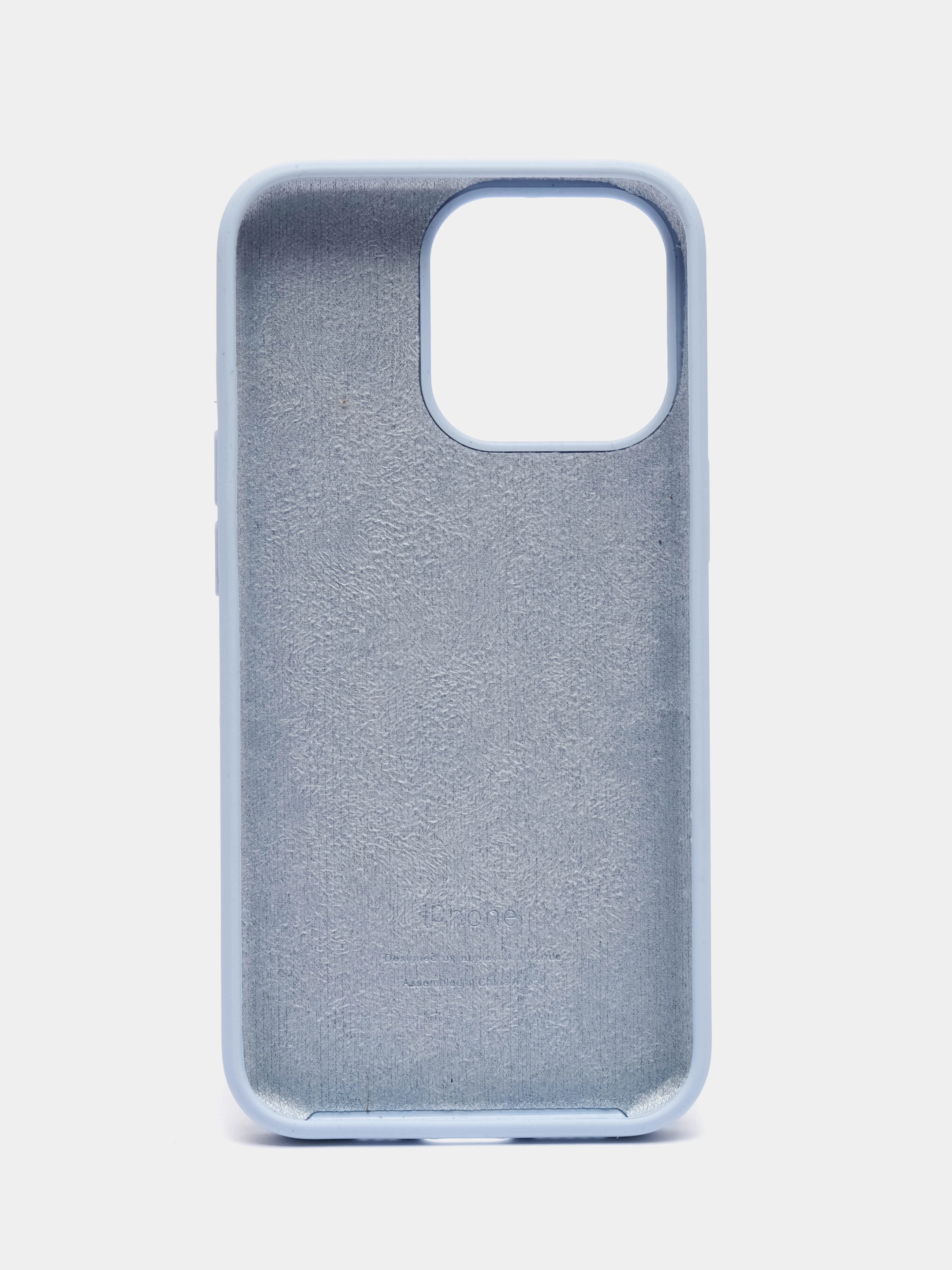 Небесно-голубой чехол на iPhone X / XS, 11, 12 / 12 Pro, 12 Pro Max, 13, 13 Pro, 13 Pro Max