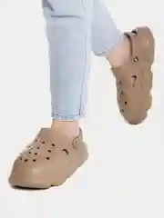 Бежевый сабо женские, мужские, резиновые, летние, медицинские, 5 цветов