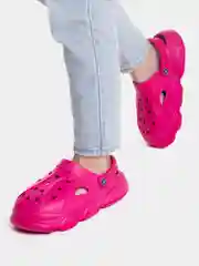 Розовый сабо женские, мужские, резиновые, летние, медицинские, 5 цветов