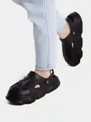 Черный сабо женские, мужские, резиновые, летние, медицинские, 5 цветов