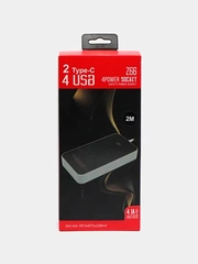 Фильтр удлинитель сетевой с USB и Type C разъемами