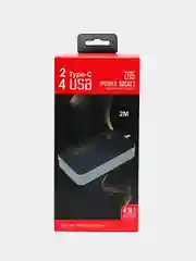 Фильтр-удлинитель с USB и Type C разъемами