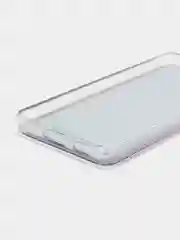Пурпурный чехол силиконовый жидкий с блестками Samsung S21 Plus + Ultra