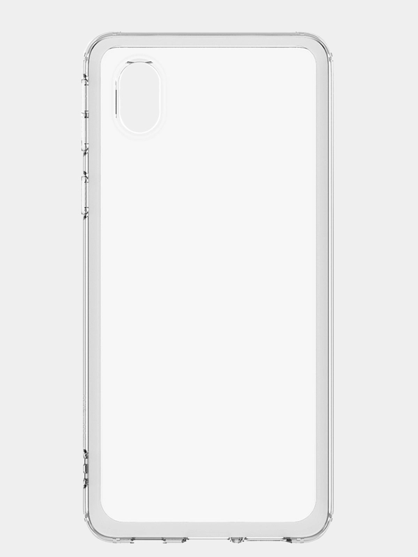 Чехол силиконовый для Samsung Galaxy A01 Core, накладка-бампер, прозрачный