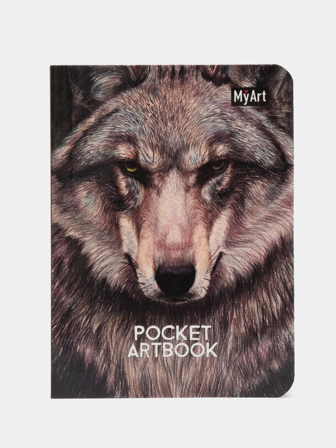 Серый скетчбук MyArt Pocket Artbook, А6, без линовки, 100 г/м2, 80 листов. Проф-Пресс